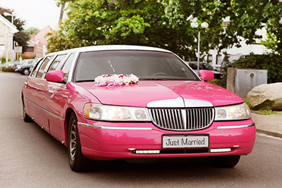Pinke Stretchlimo in Leipzig